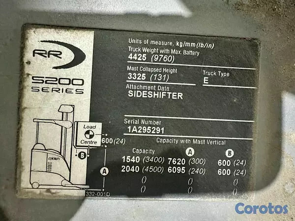 equipos profesionales - Crown RR S200 Motacargas Electrico 5