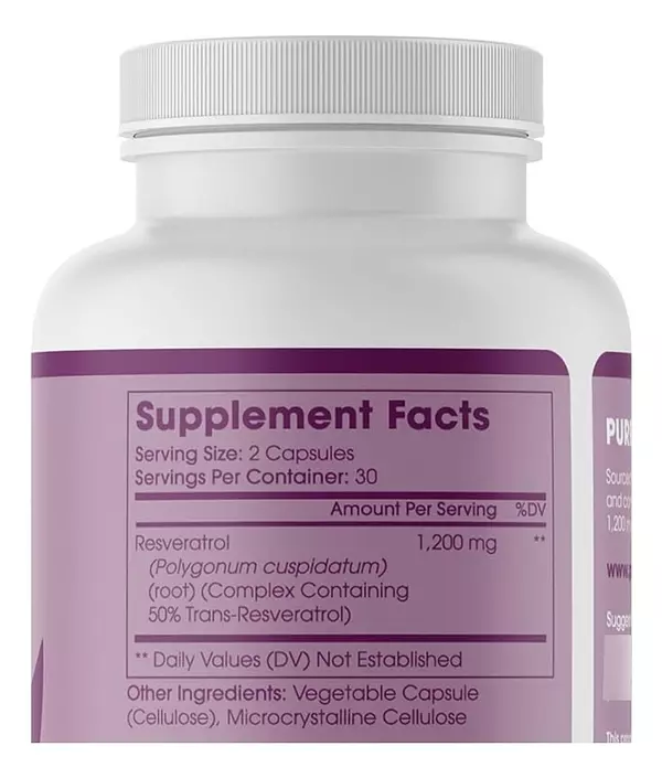 Salud y Equipamiento Médico - Resveratrol 200 Mg - 60 Cápsula - - Unidad A $3882 2