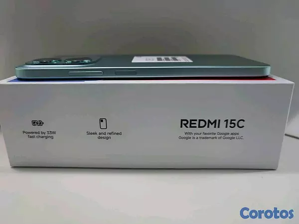 celulares y tabletas - disponible cel REDMI15c 256GB y 8GB memoria ram precio 8500 negociable  4