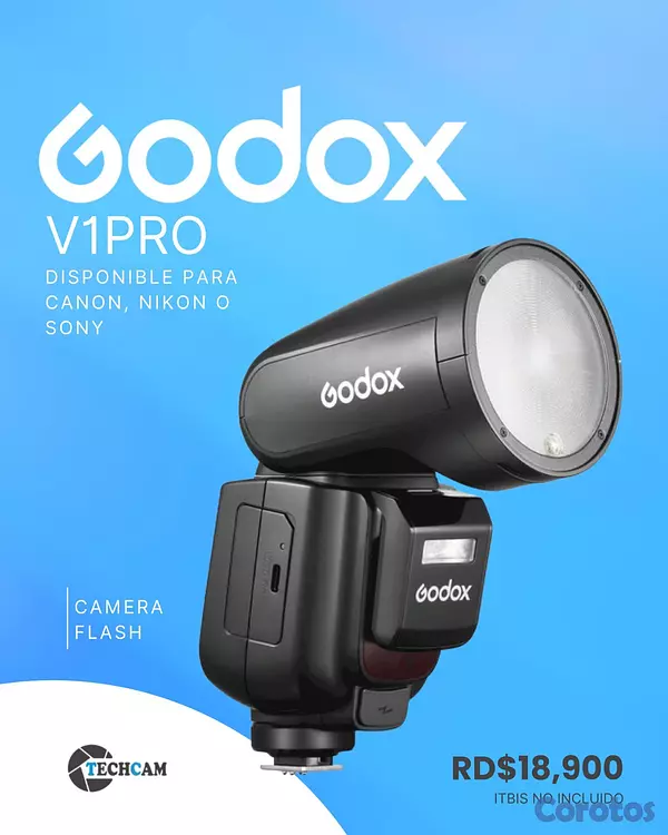 camaras y audio - FLASH DE CAMARA MARCA GODOX 4