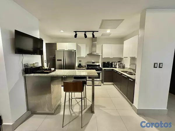apartamentos - Alquilo apartamento amueblado en Piantini  4