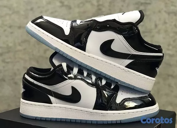 zapatos unisex - Tenis Teni Nike Air Jordan 1 Low Shadow Toe GREY BLACK Original Originales 🤖 5