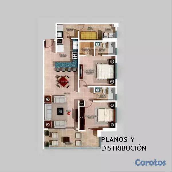 apartamentos - PRECIOSO APARTAMENTO EN VENTA EN LA ESPERILLA 7