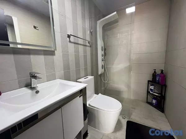 apartamentos - vendo amueblado bella vista sur torre de lujo una habitación 1.5 baños balcón  11