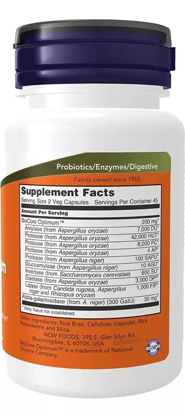 Salud y Equipamiento Médico - Enzimas Digestivas Espectro Completo Now 90 Capsulas 2