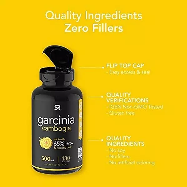 Salud y Equipamiento Médico - Extracto De Garcinia Cambogia (65% Hca) Con Aceite De Coco 4