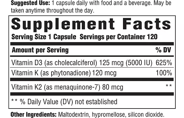 Salud y Equipamiento Médico - Vitamina D3 5000 Iu Megafood - Uni - Unidad A $3428 2