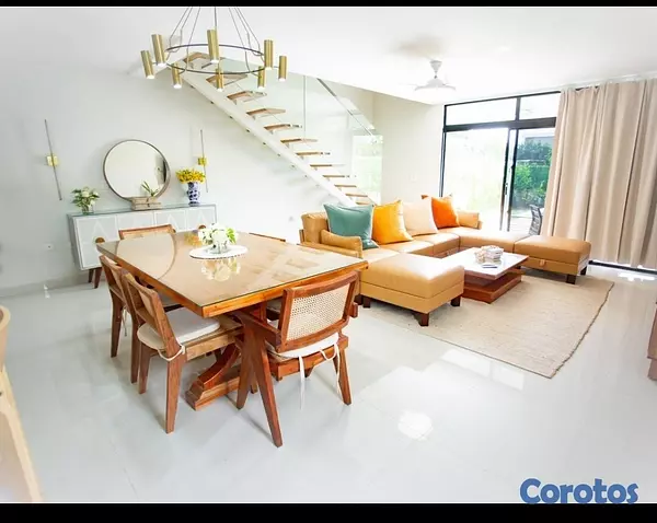 casas vacacionales y villas - Villa en alquiler en VistaCana Amueblada 3 habitaciones piscina y jardín privado 4
