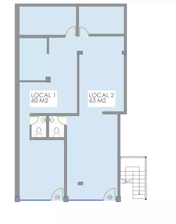 oficinas y locales comerciales - Alquilo local 1er piso 60 mts en arroyo hondo   1
