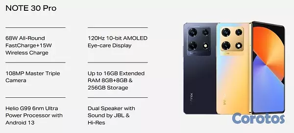 celulares y tabletas - Infinix Note 30 Pro 2