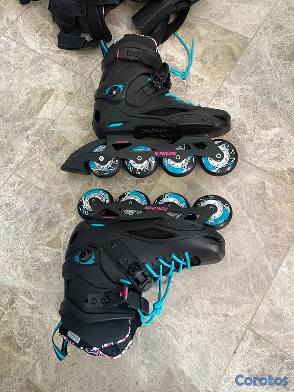 Artículos Deportivos - Combo patines Rollerblade + casco + protecciones 4