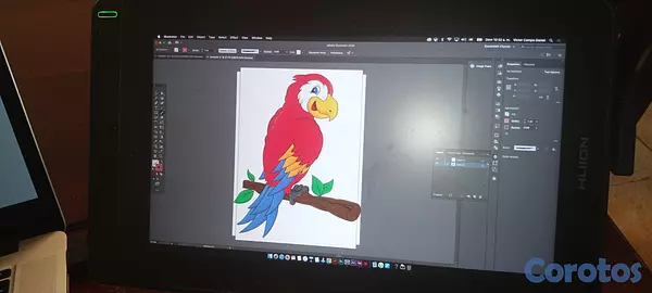 computadoras y laptops - Huion Kamvas 12 Como nueva con accesorios y caja 2