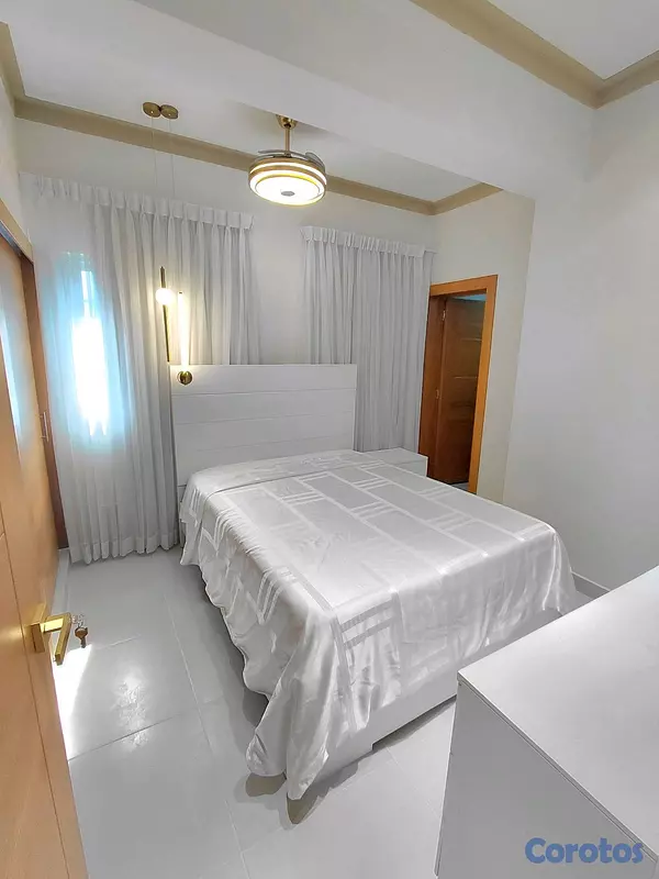 apartamentos - Vendo Apartamento Amueblado Evaristo Morales  8