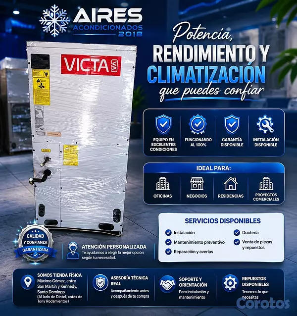 aires acondicionados y abanicos - ❄️ Manejadoras disponibles de 48,000 BTU ✅