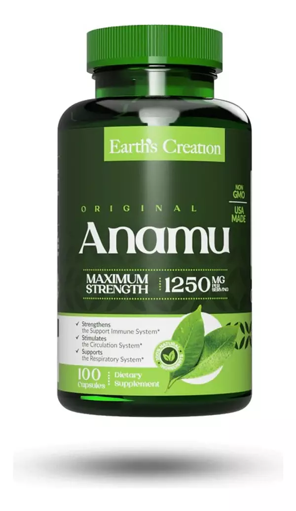 Salud y Equipamiento Médico - Anamu Earths Creation 1250 Mg - Un - Unidad A $2109 2