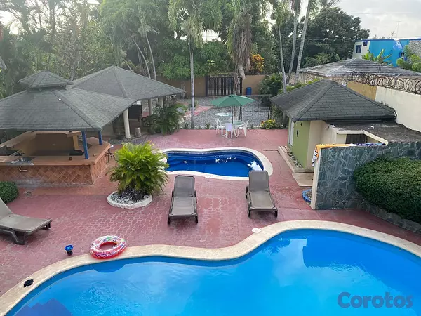 casas vacacionales y villas - Villa de Playa en Palenque con Piscina, Jacuzzi y  11