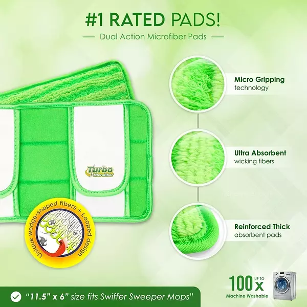 Salud y Equipamiento Médico - Swiffer Recambio Barrido En Seco Y Humedo Lavables 2 Und 2