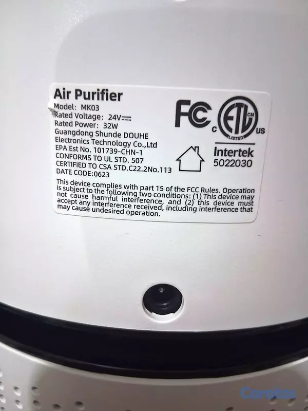 electrodomesticos - Purificador de Aire Aroeve MK03 HEPA H13 Usado en  5