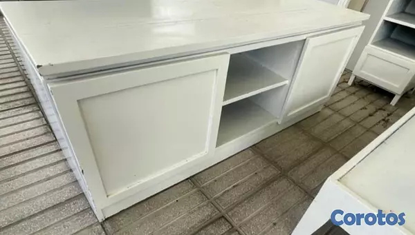 muebles y colchones - BELLO JUEGO DE HABITACIÓN DE  60 COMPLETO CABECERA BASE  2 MESAS DE NOCHE 5