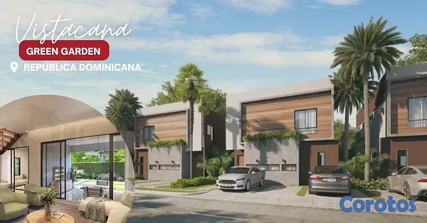 casas vacacionales y villas - Green Garden Villas: Espacios Modernos en el Corazón de Vista Cana 7