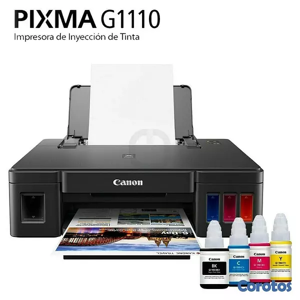 impresoras y scanners - IMPRESORA CANON G1110 ,BOTELLA DE TINTA DE FABRICA 1