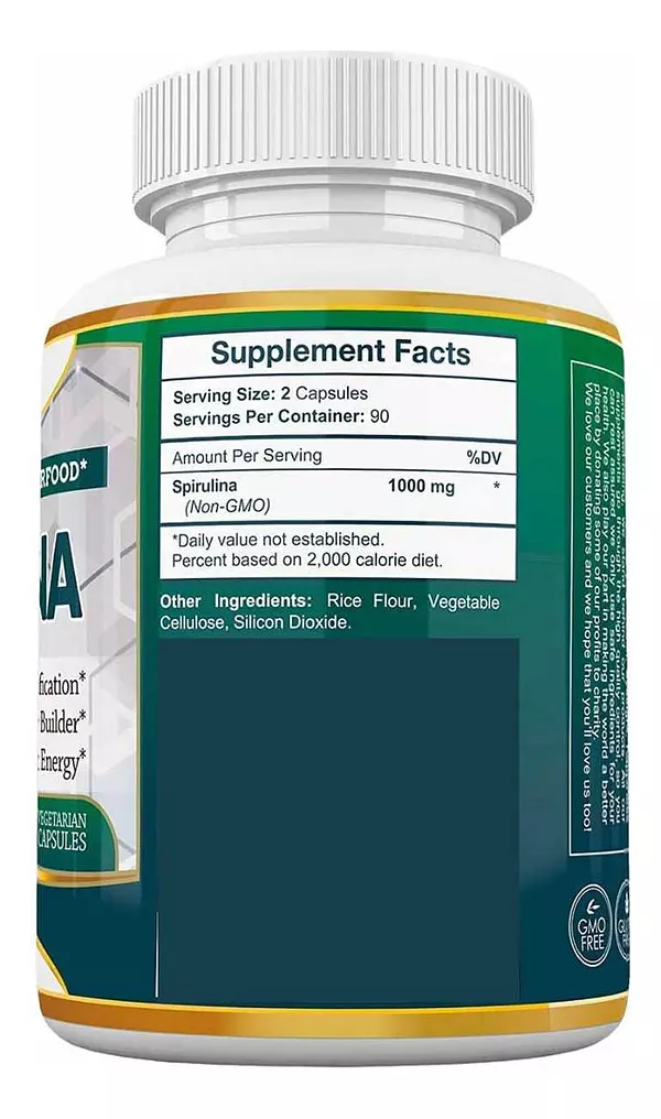 Salud y Equipamiento Médico - Espirulina 180cap Vibraxlabs - Uni - Unidad A $1255 2