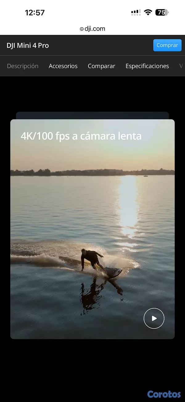 otros electronicos - Dron DJI mini 4 Pro RC-N2 4