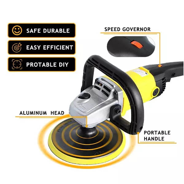 herramientas, jardines y exterior - Pulidora de carro 1200W, máquina de pulido, lijadora, pulidora pulidor Grande 4