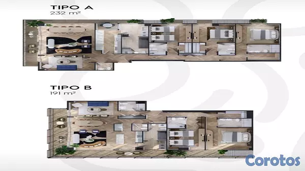 apartamentos - En Venta Apartamentos en Piantini de 3 habitaciones 3