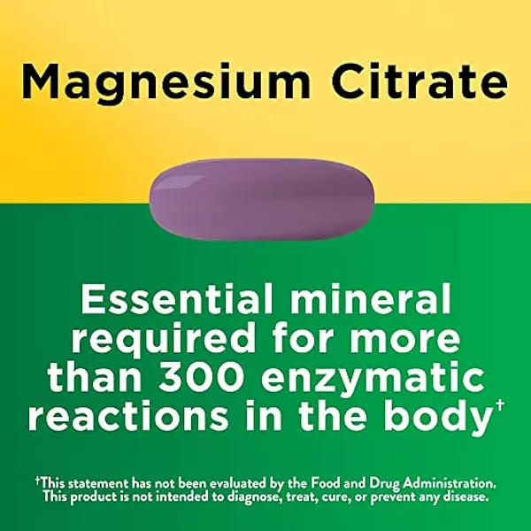Salud y Equipamiento Médico - Citrato De Magnesio Nature Made 250 Mg, Suplemento Dietético 2