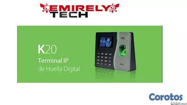 equipos profesionales - Reloj Biometrico Ponchador De Asistencia ZKTeco reloj digital de huellas. 4