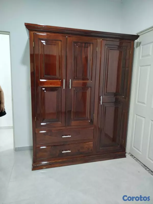 muebles y colchones - Closet en caoba  (fabricantes a la medida) 1