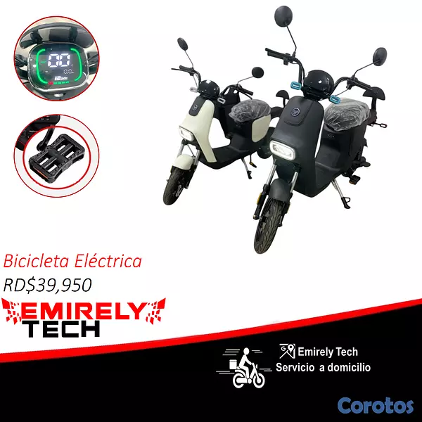 bicicletas y accesorios - Bicicleta electrica con pedales y 3 velocidades 1