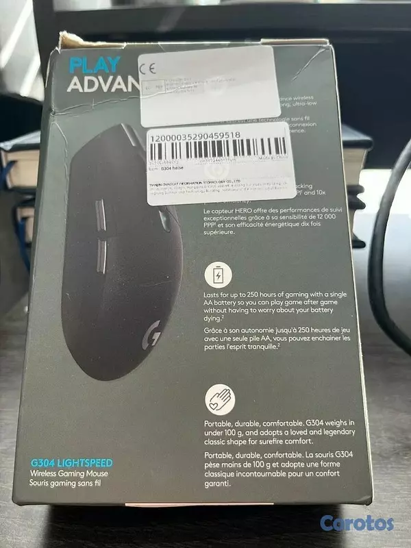 consolas y videojuegos - mause inalámbrico para juegos Logitech G304 Lights 3