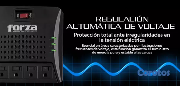 computadoras y laptops - REGULADOR DE VOLTAJE 3000VA  2