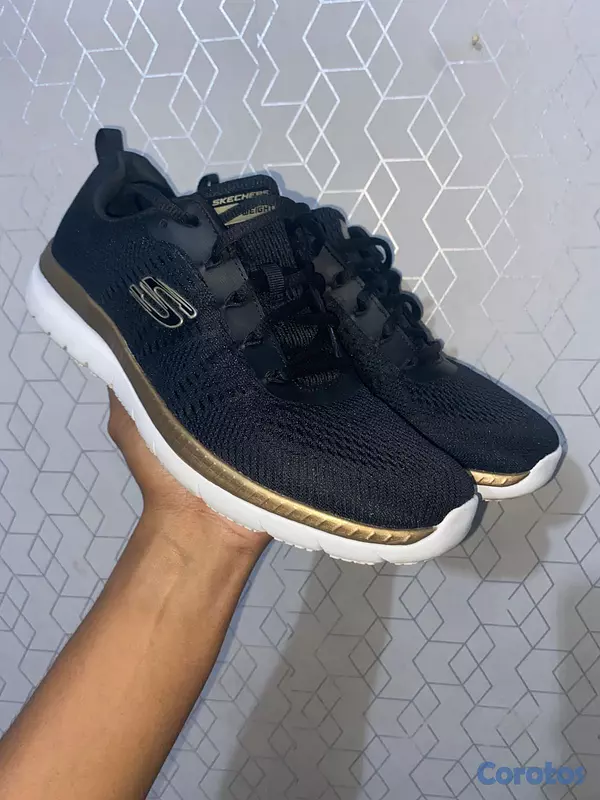 zapatos unisex - Tenis Skechers Originales Negros- Como Nuevos 6