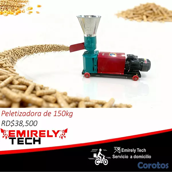 equipos profesionales - Peletizadora de alimentos de animales de 150Kg/h 1