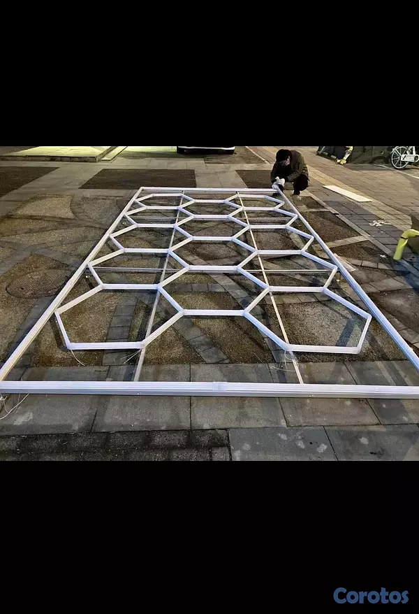 salud y belleza - 💡 Luces Hexagonales LED 14 Cuadrículas – Diseño Moderno y Profesional 🔥 5