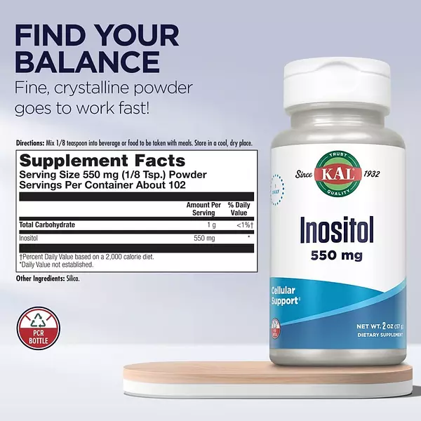 Salud y Equipamiento Médico - Inositol Polvo 550 Mg Kal 2