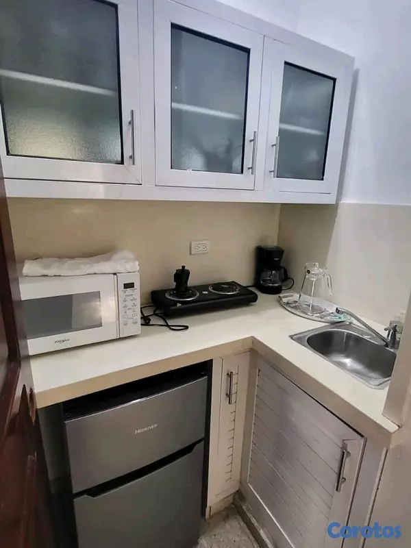 apartamentos - estudio amueblado 5to piso frete a pcmm santiago  6