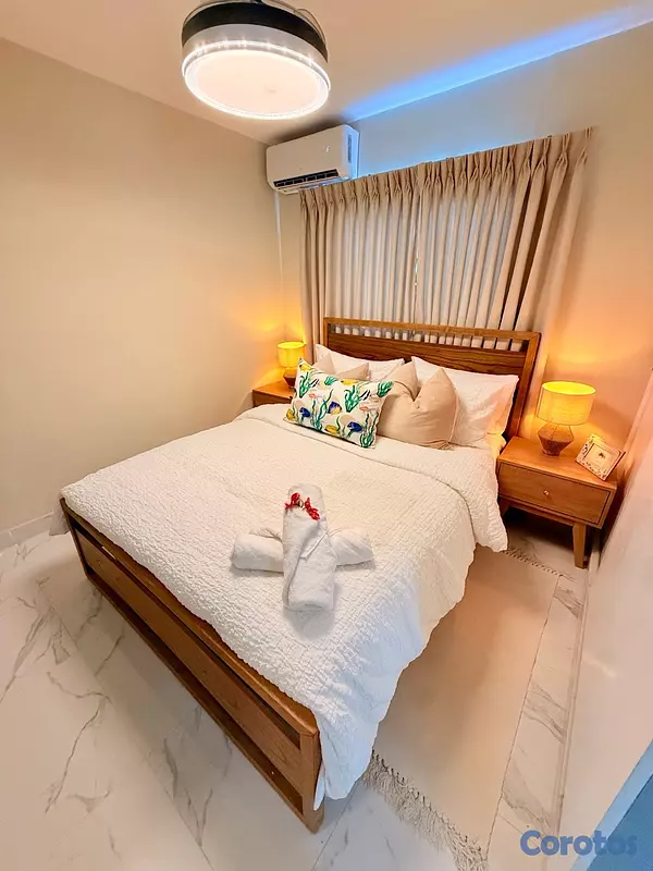 casas vacacionales y villas - casa dentro de residencial privado con piscina en boca chica  6