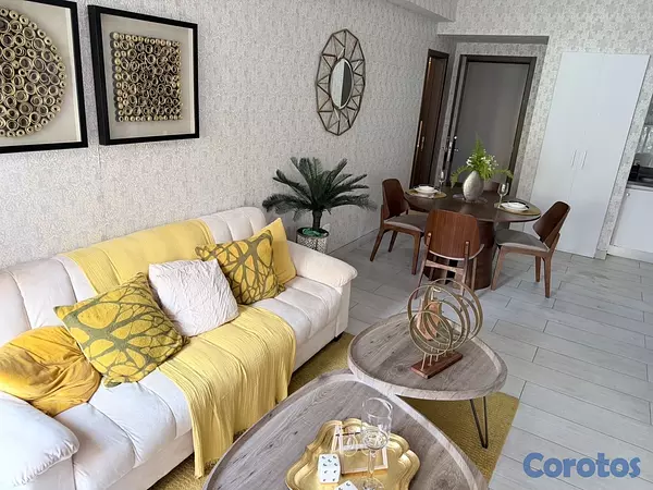 apartamentos - vendo amueblado bella vista sur una habitación 1.5 baños parqueo balcón ara soci 10