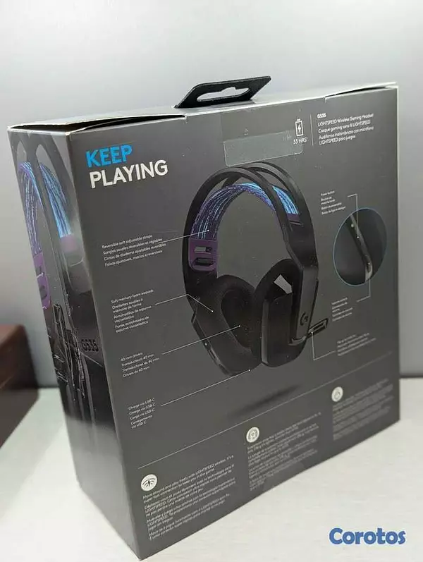 accesorios para electronica - Headset gaming inalámbrico LOGITECH G535 LIGHTSPEE 3