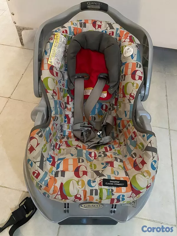 coches y sillas - Car seat Graco con su base. Para bebé. 2