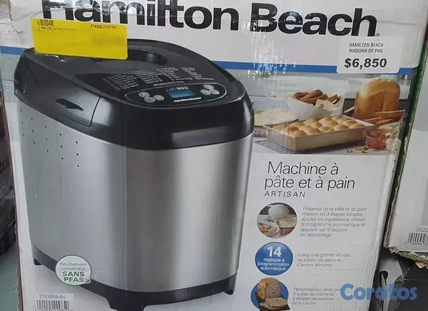 cocina - Máquina de pan  (modelo 29985) de acero inoxidable 1