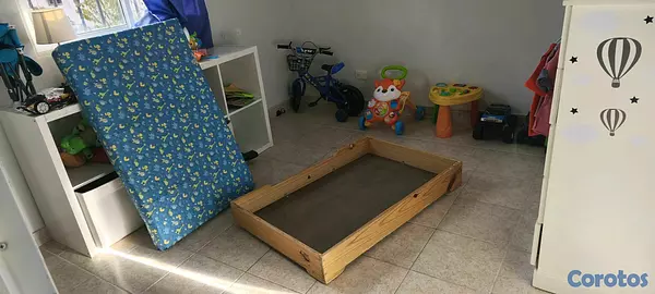 muebles - Mini Cama Infantil con su colchón  4