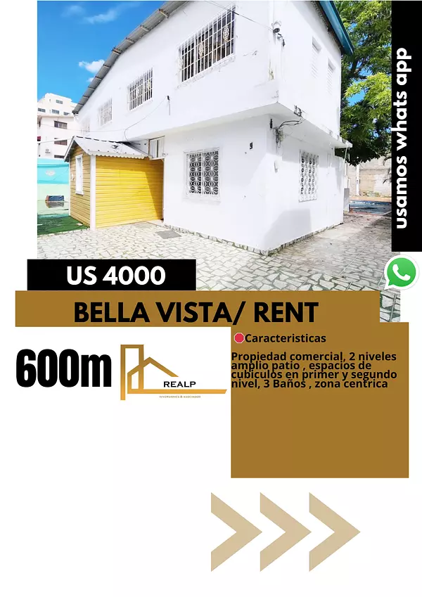 casas - Casa en bella Vista  1