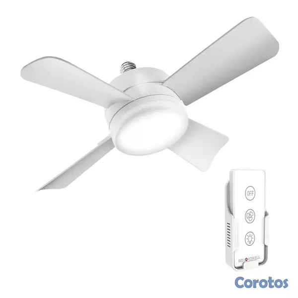 aires acondicionados y abanicos - Socket Fanlight Lampara Led Y Ventilador 4