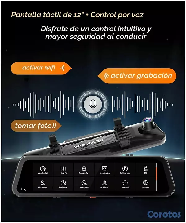 camaras y audio - Retrovisor DASH CAM 9