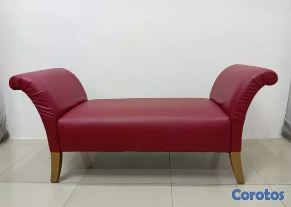muebles y colchones - Mueble Rojo piel sintetica  2